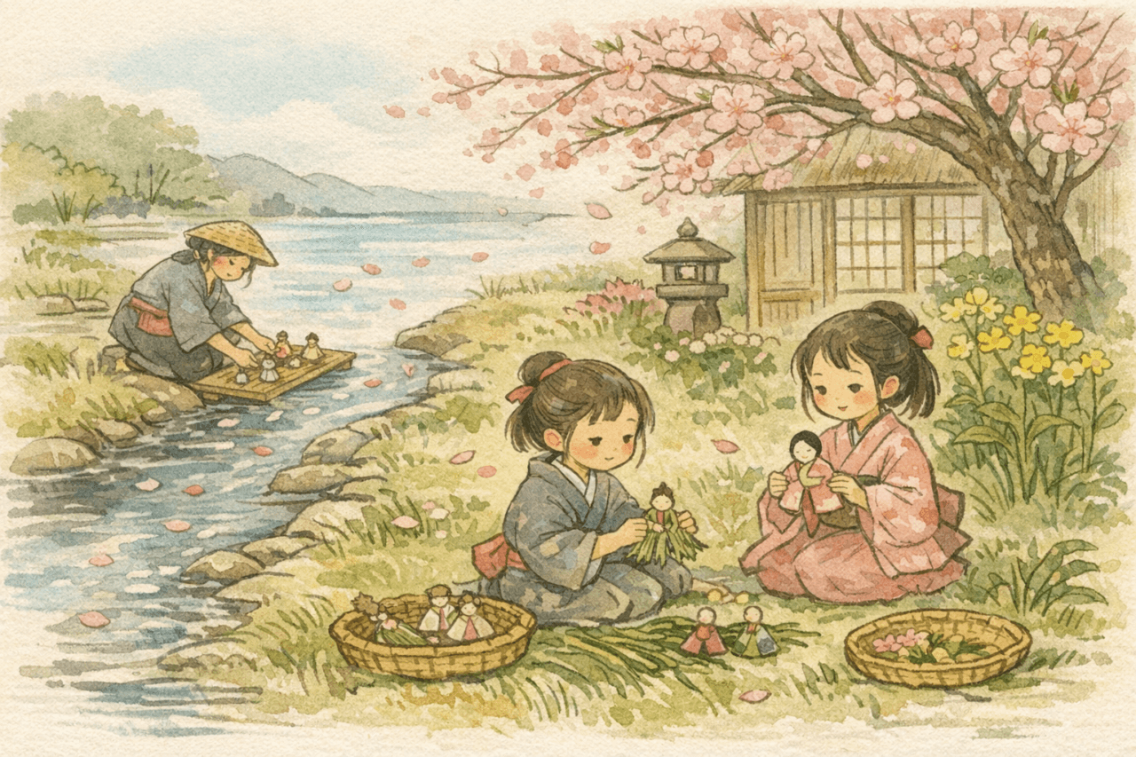 庭と桃の節句のつながり