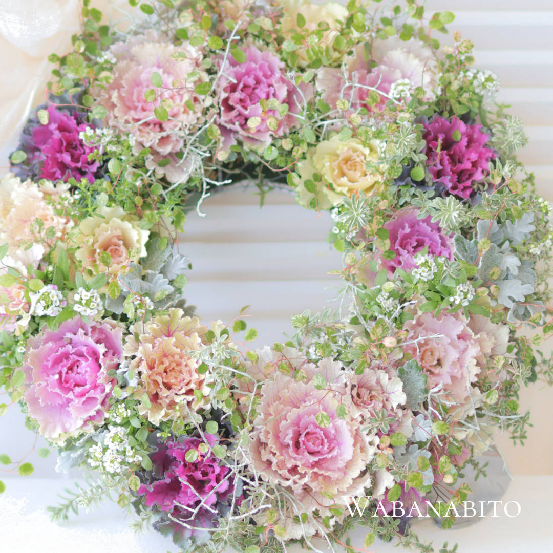 冬のギャザリング寄せ植え